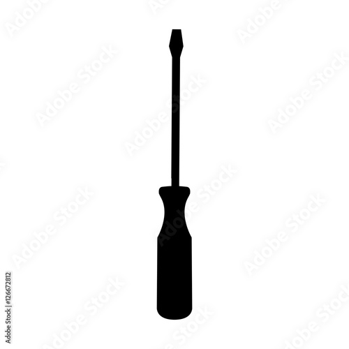 screwdriver tool icon image vector illustration design 