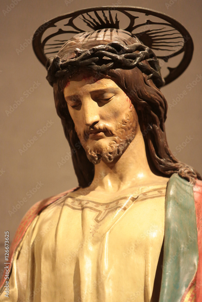 Jésus-Christ. Crucifix. Church of St. Alphonsus Liguori. Roma. Italia.