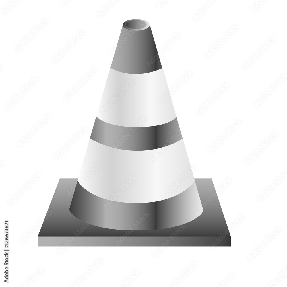 traffic cone icon image vector illustration design traffic cone icon image vector illustration design