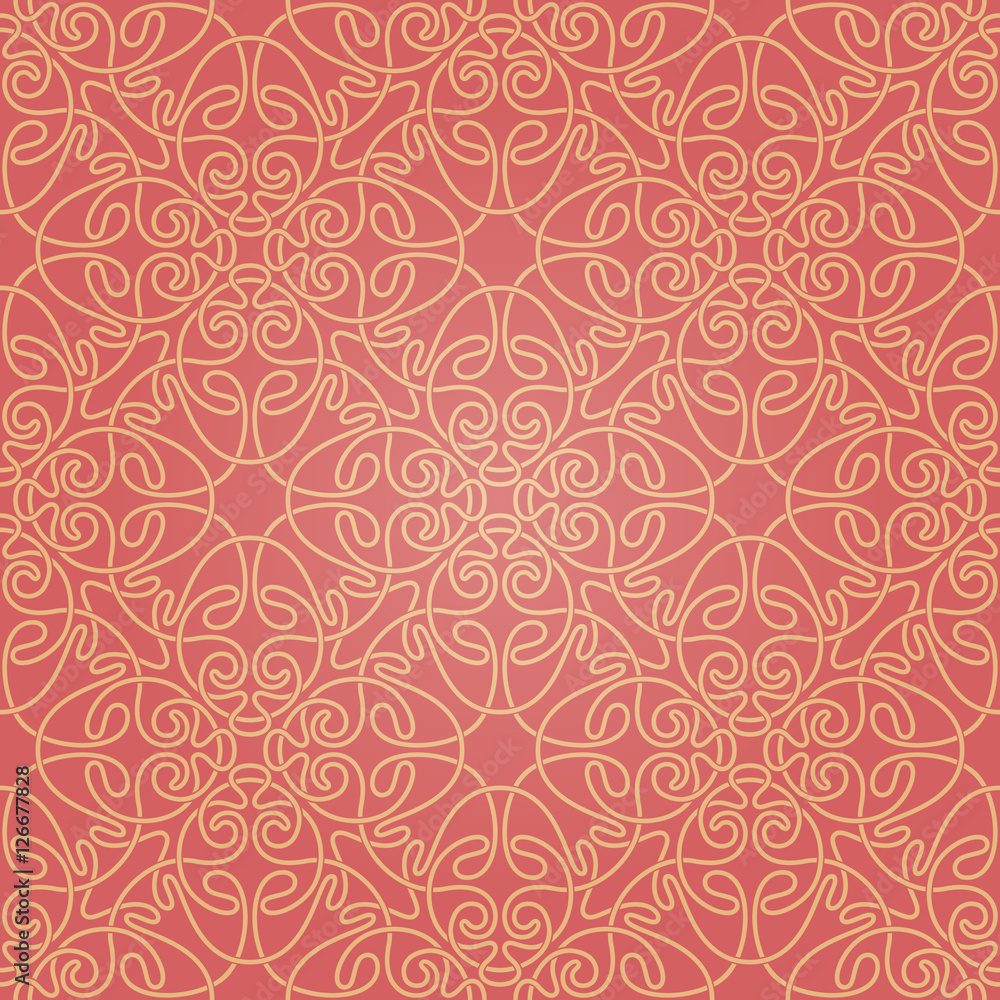 Seamless abstract red and orange pattern with gradient. Vector illustration Seamless abstract red and orange pattern with gradient. Vector illustration