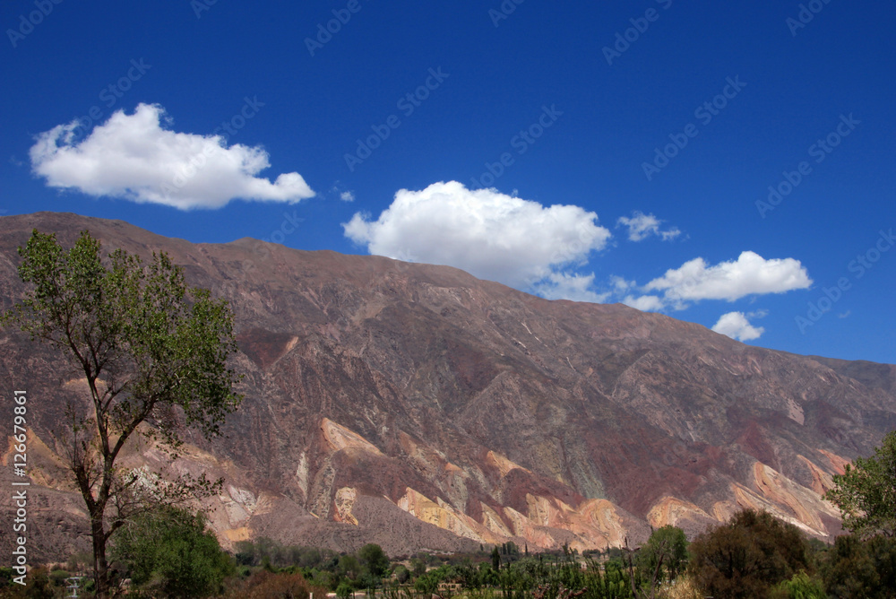 Humahuaca valley, Jujuy, northern Argentina, near the fourteen colors hill