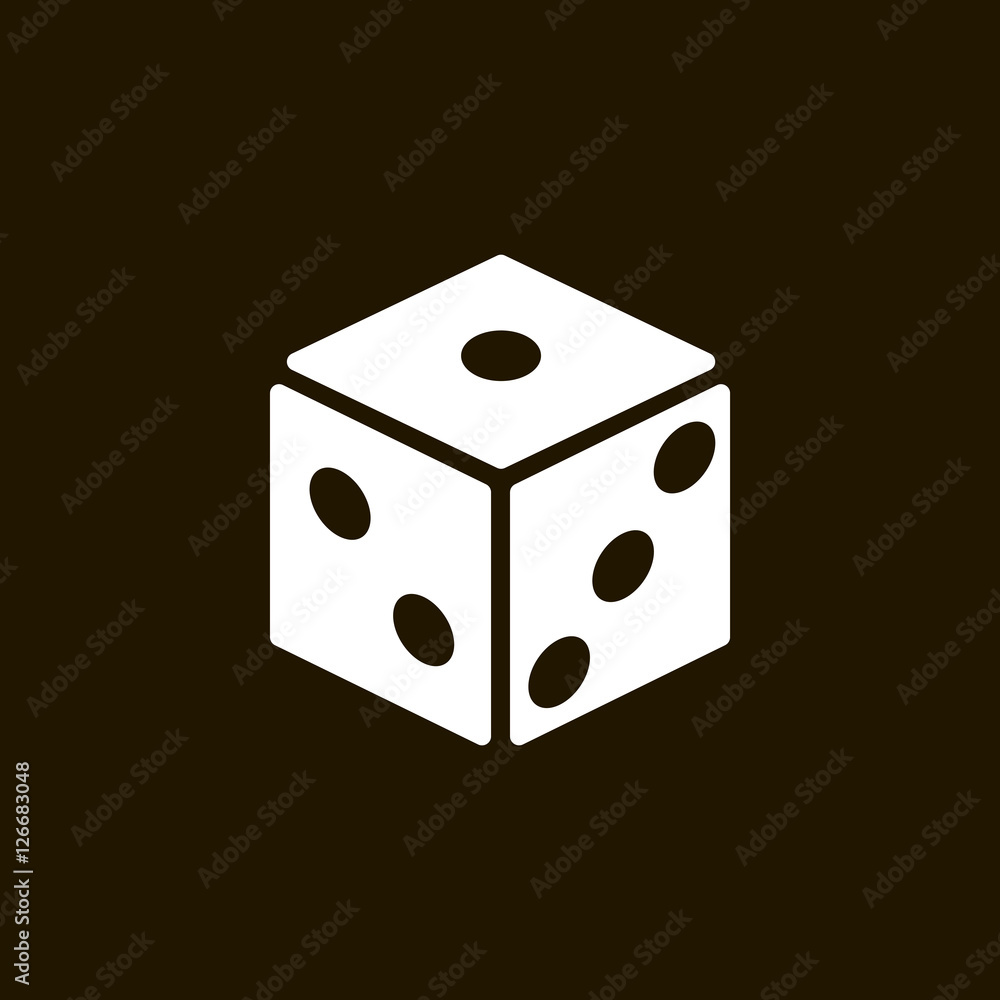 Dice icon vector Dice icon vector