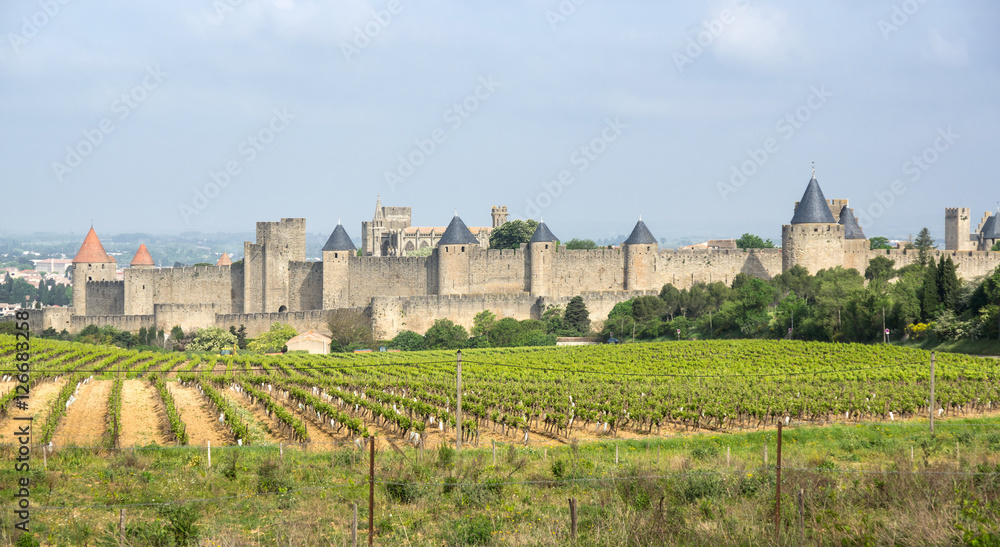 Castle and city walls of Carcassonne