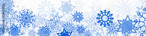 snowflake backgound banner