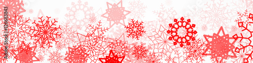 snowflake backgound banner