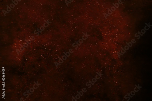 Bubbles floating in the liquid dark drink, abstract image.