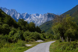 Peaceful view of Grbaja valley in Prokletije national park, Montenegro