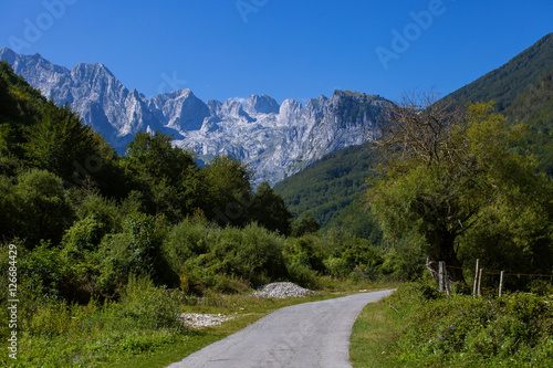 Peaceful view of Grbaja valley in Prokletije national park, Montenegro © jahmaica