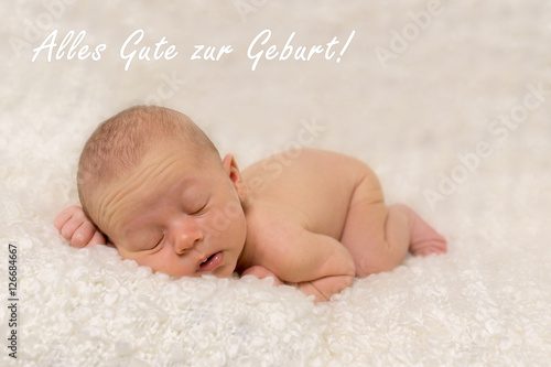 Gratulation Zur Geburt Karte Stock Photo Adobe Stock