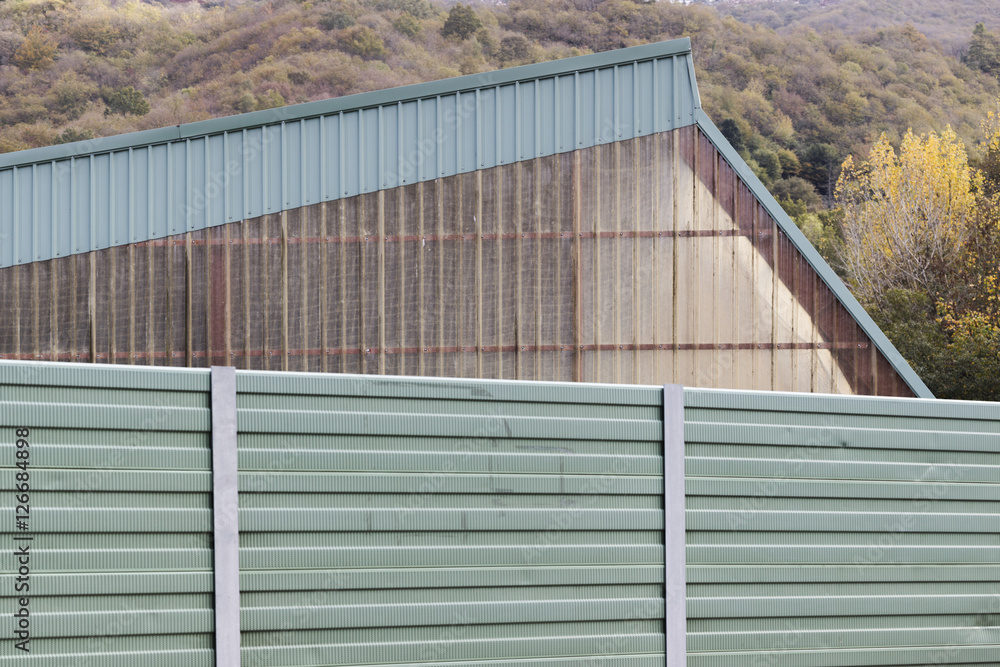 Fototapeta premium edificio industrial