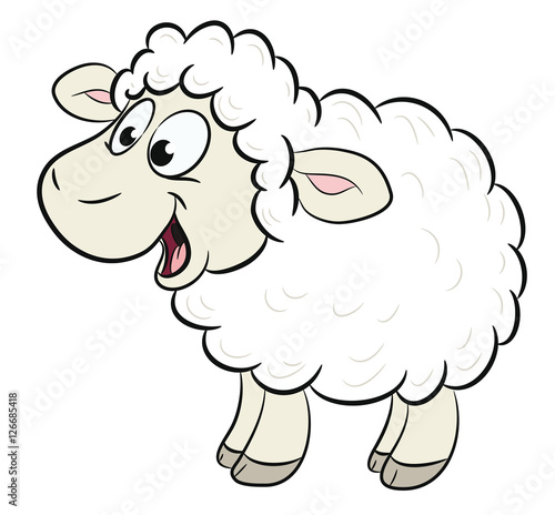 Niedliches Schaf