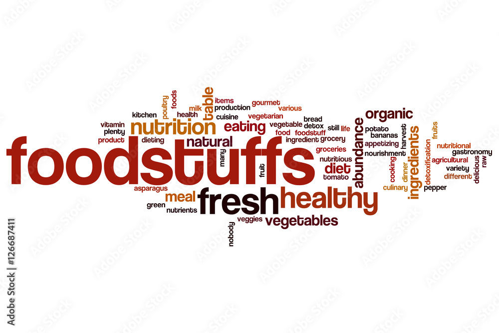 Foodstuffs word cloud