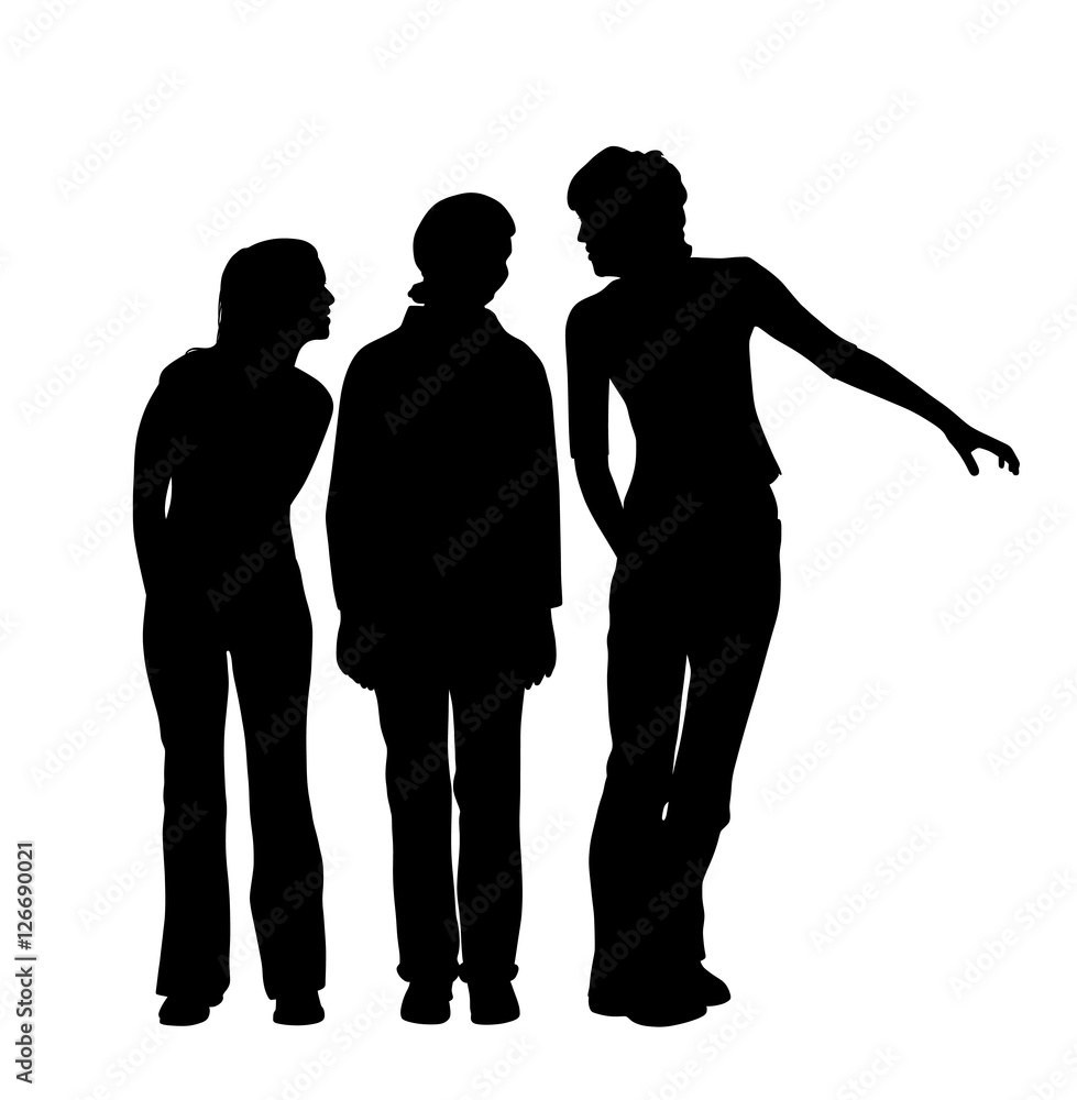 Follow me my friends. Young woman says to her friends Follow me. Follow me my friends. Young woman says to her friends Follow me.