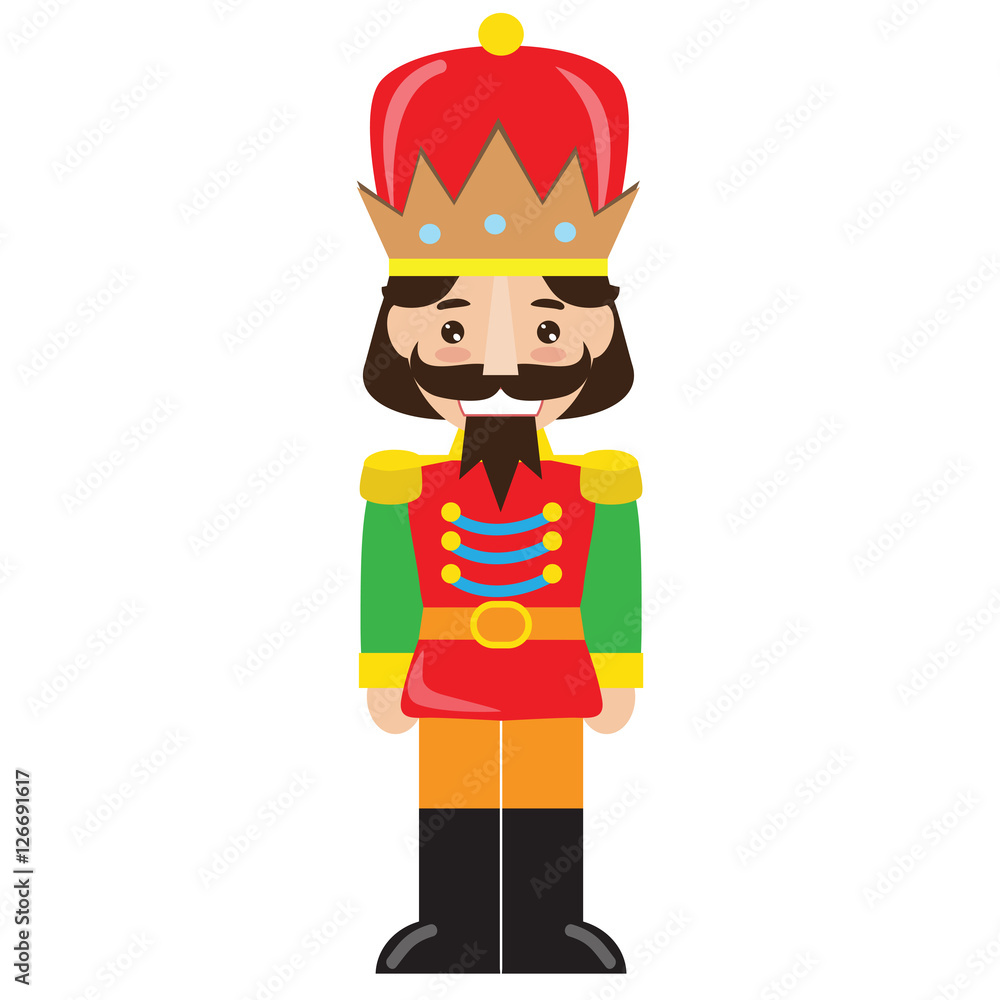 Nutcracker vector cartoon illustration
Nutcracker vector cartoon illustration