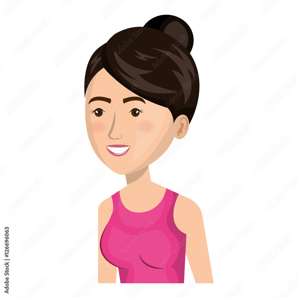 cute woman avatar casual vector illustration design cute woman avatar casual vector illustration design