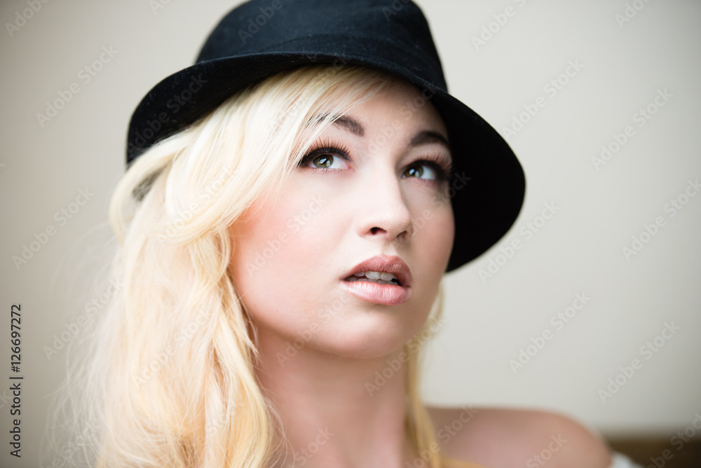 Caucasion Blonde Woman