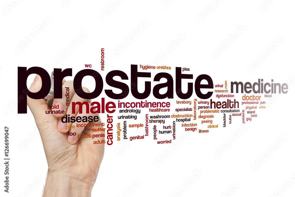 Prostate word cloud concept Prostate word cloud concept