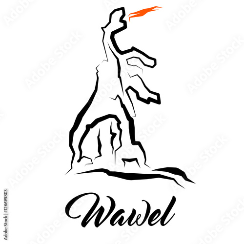 Wafel - Kraków - smok wawelski