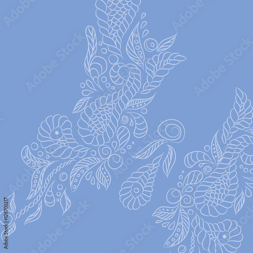 Vector background. Lavender buttrefly photo