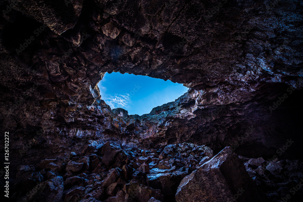 Indian Tunnel Lava Tubes Cave