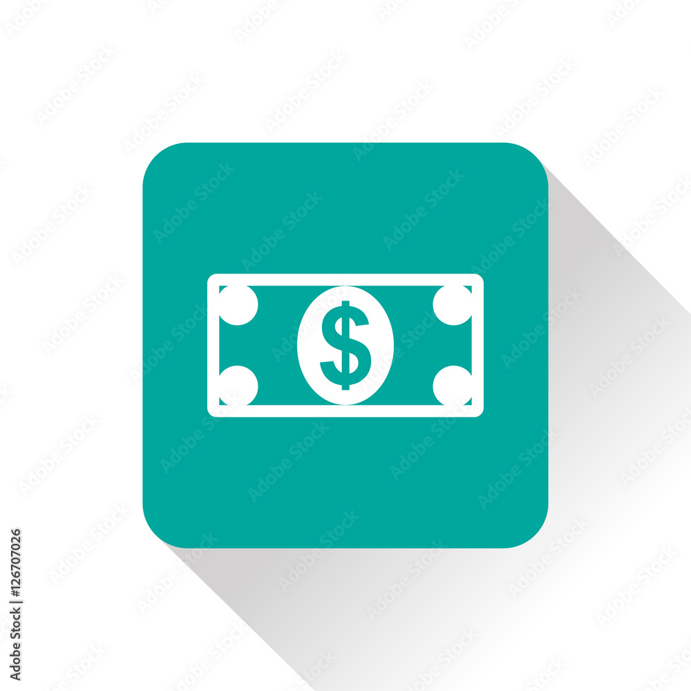 Cash paper money vector flat icon Cash paper money vector flat icon