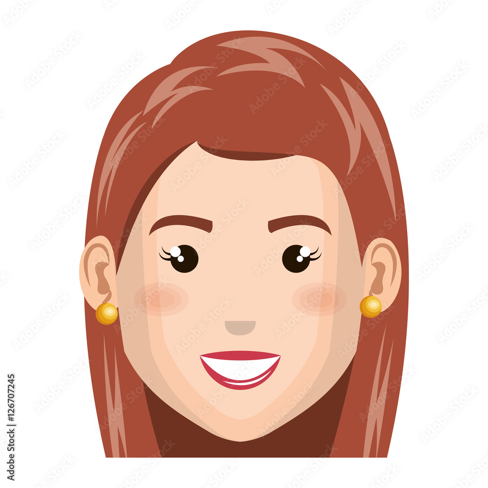 young woman avatar character vector illustration design young woman avatar character vector illustration design