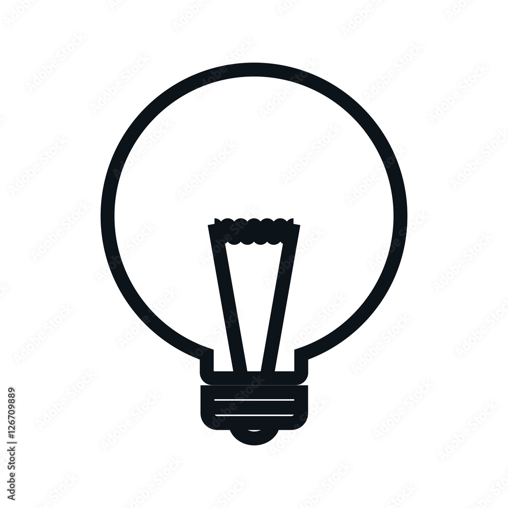 bulb light education icon vector illustration design bulb light education icon vector illustration design