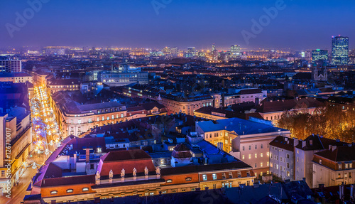 Zagreb from above photo