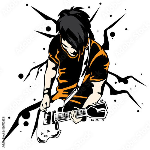 man play guita