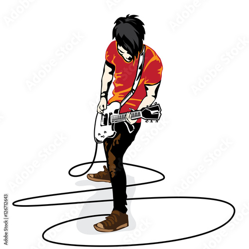 man play guita
