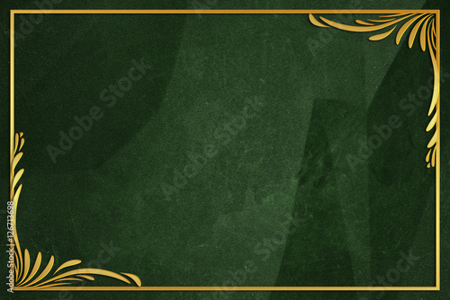 dark green wrinkled paper background with frame