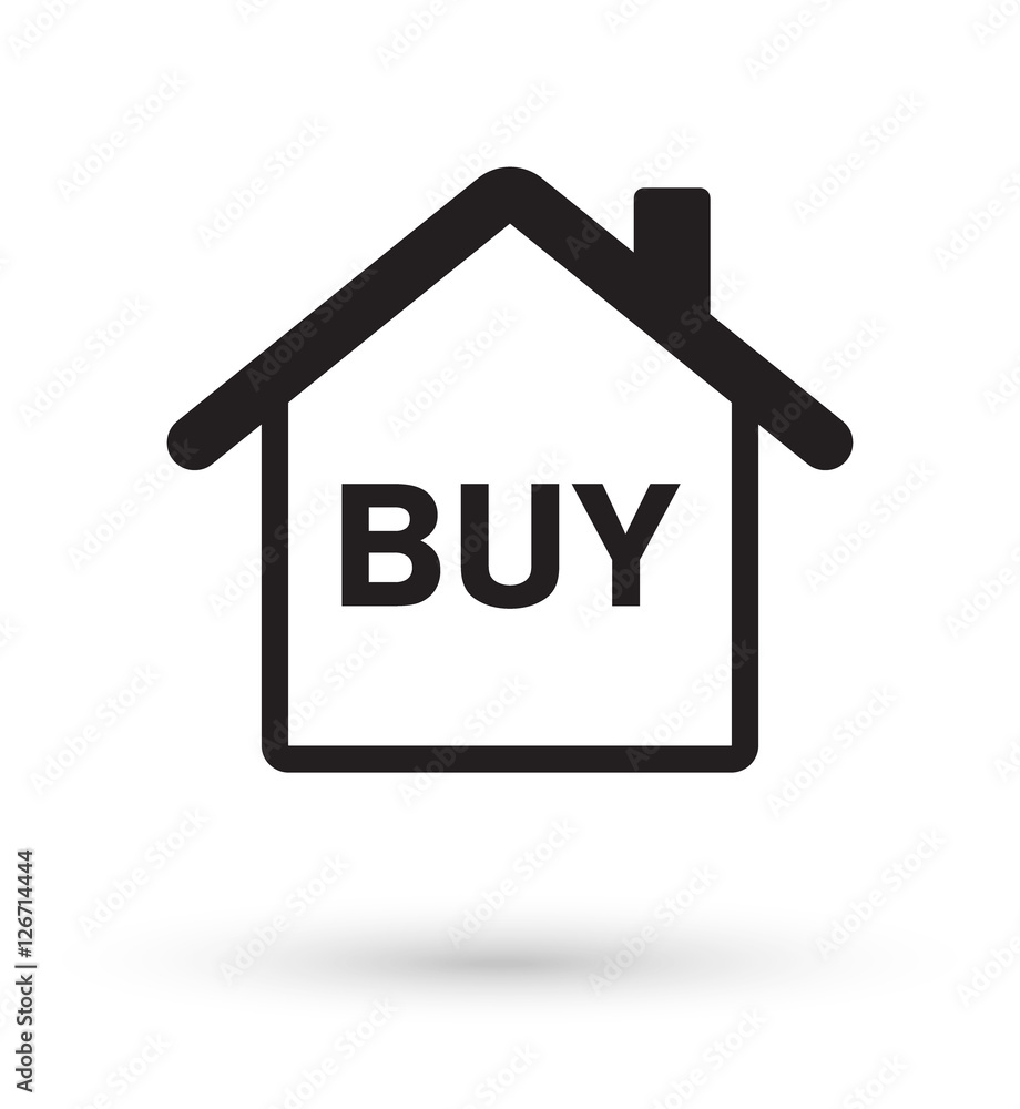 house with buy icon house with buy icon