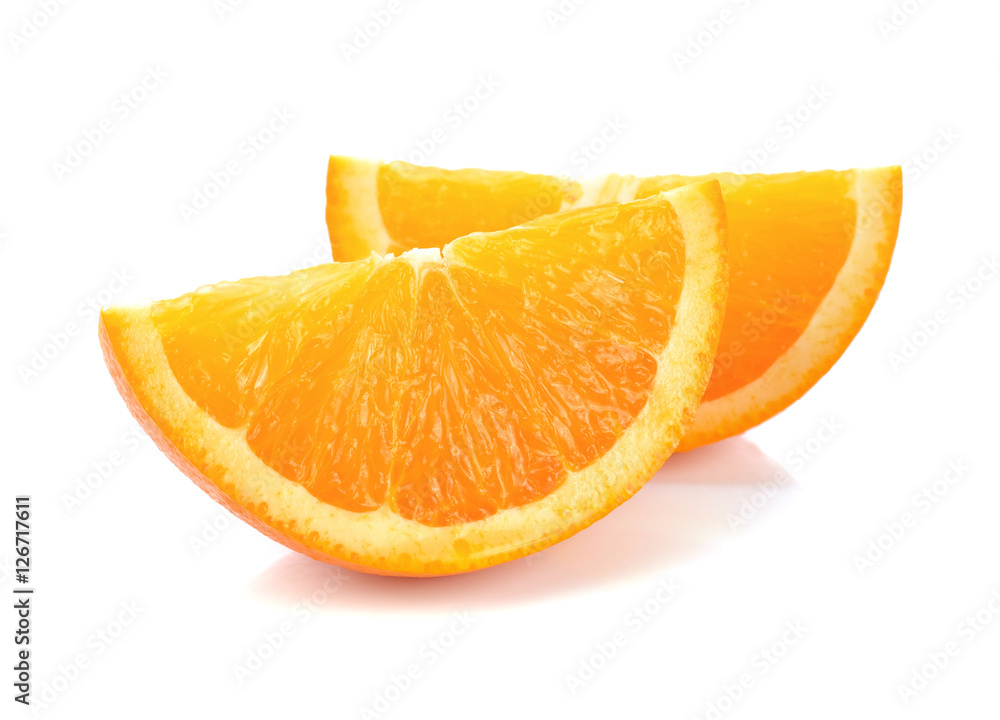 Orange fruit isolated on white background Orange fruit isolated on white background