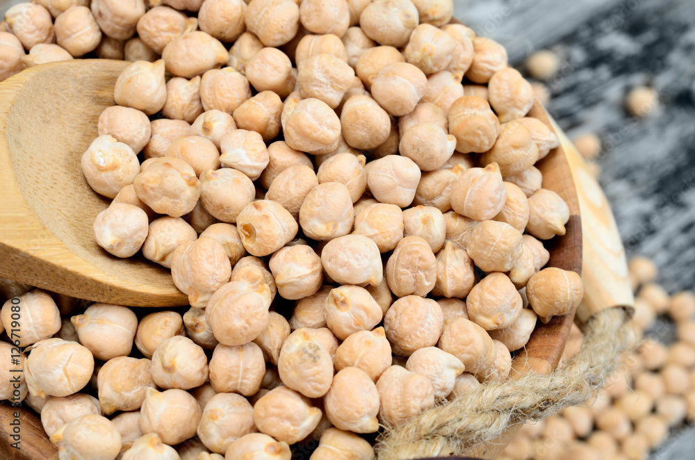 chickpea on table