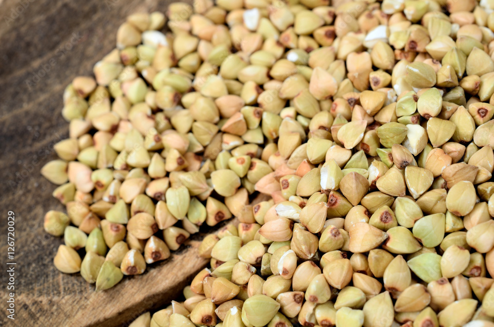 Fototapeta premium buckwheat on table