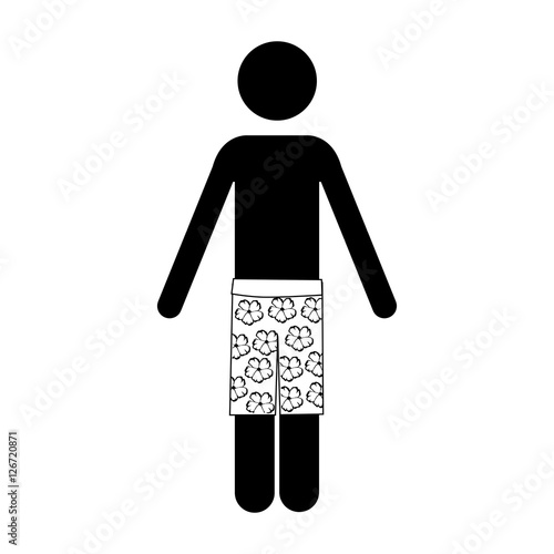 male bathing suit icon image vector illustration design 