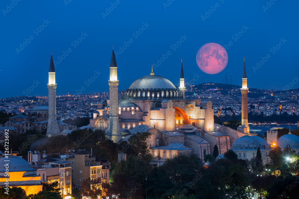 Naklejka premium Hagia Sophia Museum