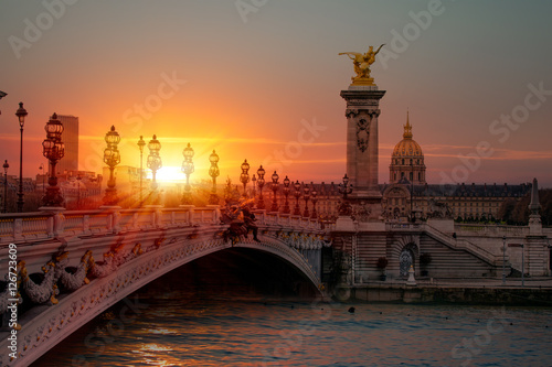 Alexandre III Bridge, Paris France © muratart
