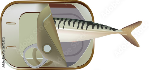 sgombro sott'olio  in scatola