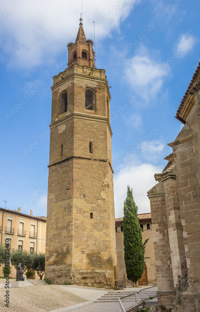 Tower of the cathedral in Barbastro