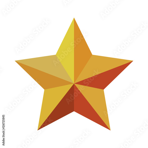 ornamental star icon image vector illustration design 