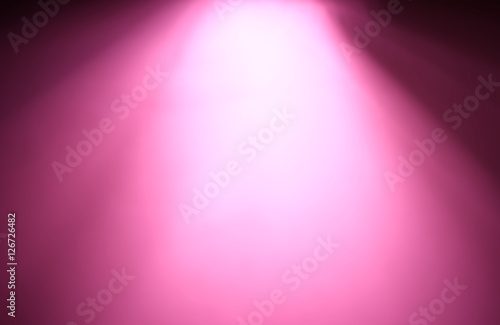 Top pink ray of light bokeh background