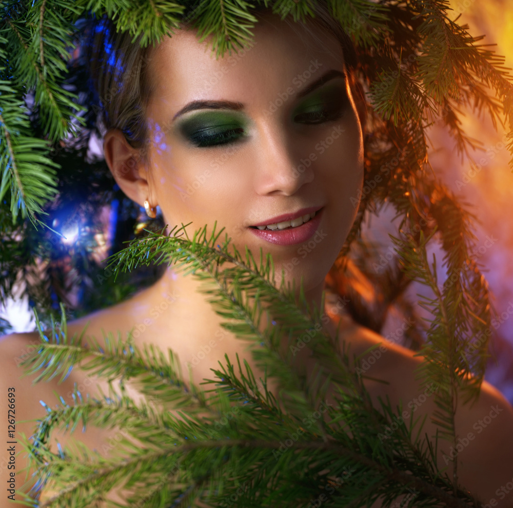 Winter Christmas Woman Winter Christmas Woman