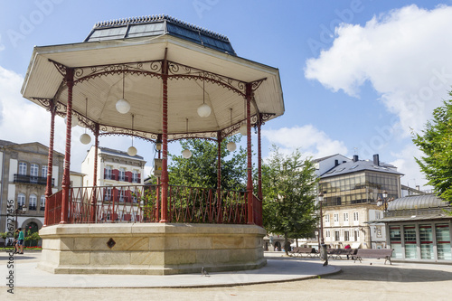 Fototapeta Bandstand in Lugo city