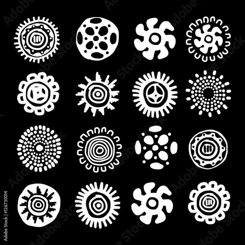 Ethnic handmade ornament for your design