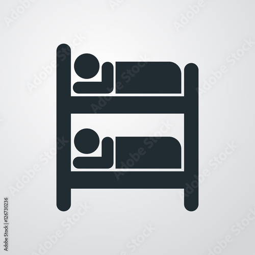 Icono plano litera en fondo degradado