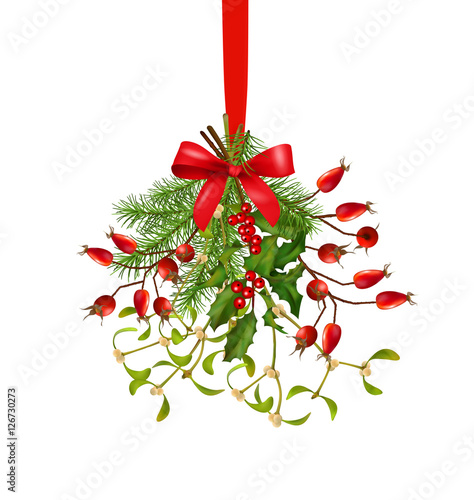 Hanging Bunch of Christmas Decoration