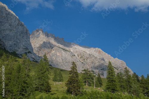 Fototapeta Naklejka Na Ścianę i Meble -  Dachstein Massiv im Sommer