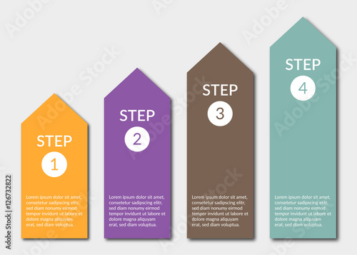 Infografik Stufen