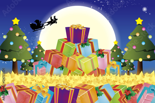 #Background #wallpaper #Vector #free #christmas #Xmas merry christmas,eve,fir tree,message,greeting card,santa claus,gift,white snowflakes,winter scenery,event,party,ornament,decoration,holy night 